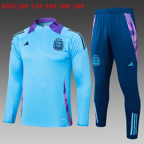 Niños Sudadera De Training Argentina 2024/25 Azul 3